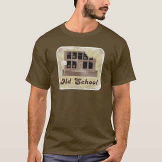 T-shirt Literal Old School Cartographie Flashback Design a