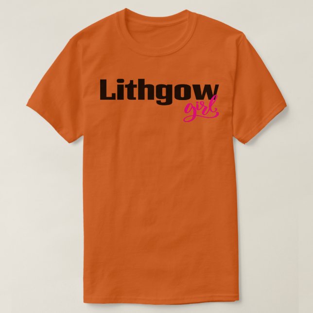 T-shirt Lithgow Girl (Design devant)