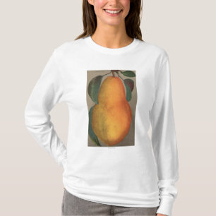 T-shirt Lithographie de Chromo de fruit de poire bartlett