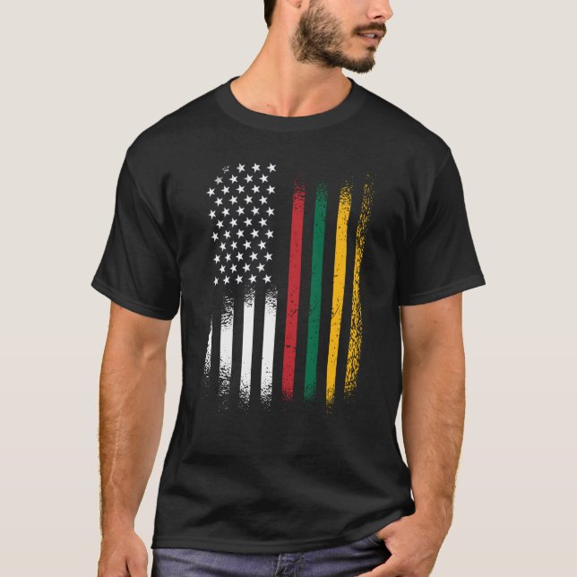 T-shirt Lithuania American Heritage Month Lithuania Patrio (Devant)
