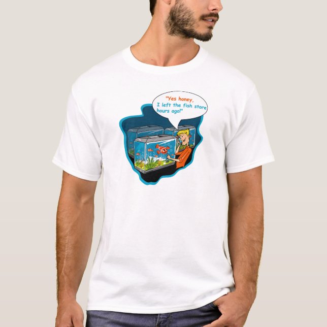T-shirt Litre - Gauche il y a les horaires du magasin (Devant)