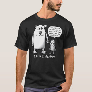 T-shirt Little Alanis et son ours sourd (Best on dar)