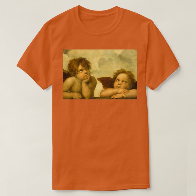 T-shirt Little Angels Cherubs par Raphael (Design devant)