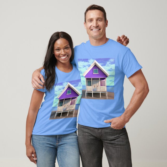 T-shirt Little Beach Shack sur le sable (Unisexe)