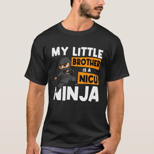 T-shirt Little Brother Baby Bro Lil Kid Younger Sibling Ni (Devant)