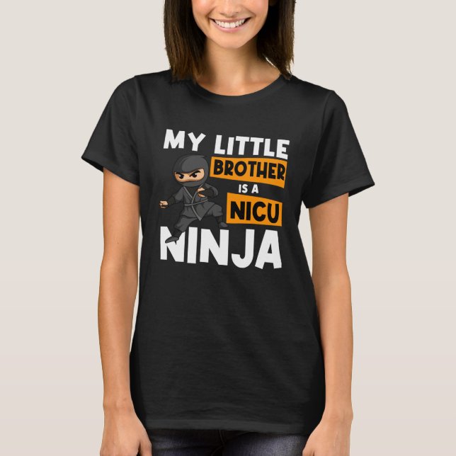 T-shirt Little Brother Baby Bro Lil Kid Younger Sibling Ni (Devant)
