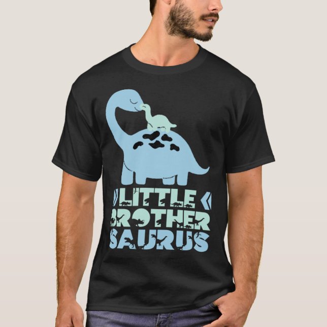 T-shirt Little Brothersaurus Trex Brother Saurus Little Br (Devant)
