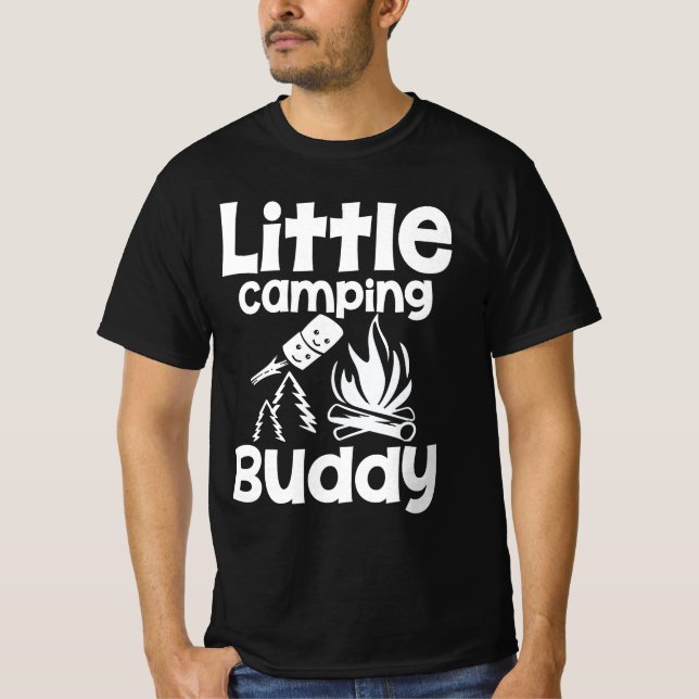 T-shirt Little Camping Buddy (Devant)