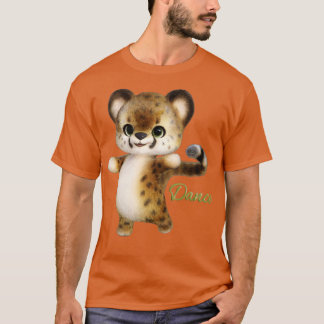 T-shirt Little Cheetah cat Danse
