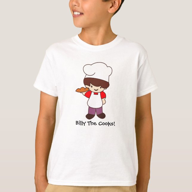 T-shirt "Little Chef" Kids' Graphic (Devant)
