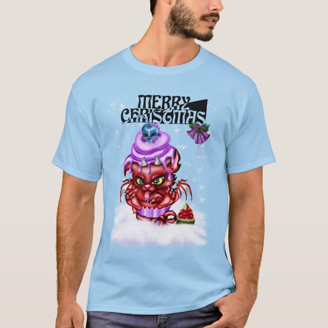 T-shirt Little Christmas Devil (Devant)