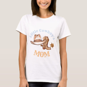 T-shirt Little Cowboy's Mam First Rodeo Birthday Party