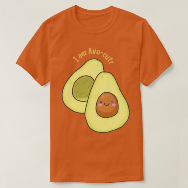 T-shirt Little Cute Avocado (Design devant)