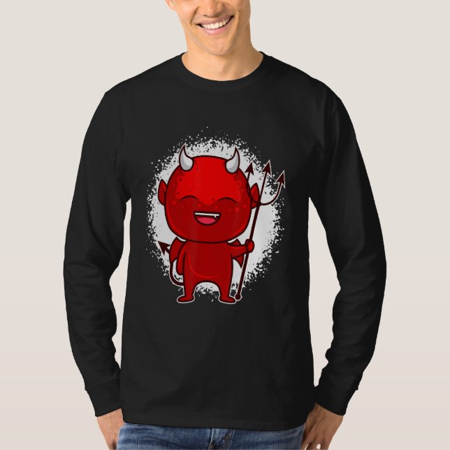 T-shirt Little Devil Satan Antichrist (Devant)