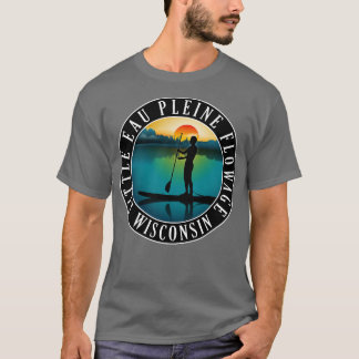 T-shirt Little Eau Pleine Fleur Wisconsin Paddleboard