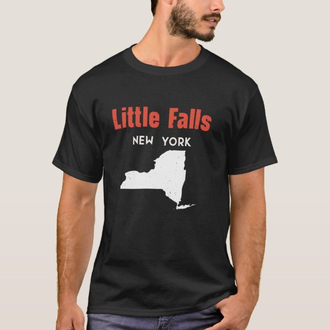 T-shirt Little Falls New York USA State America Travel New (Devant)