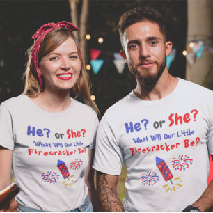 T-shirt Little Firecracker Genre Reveal