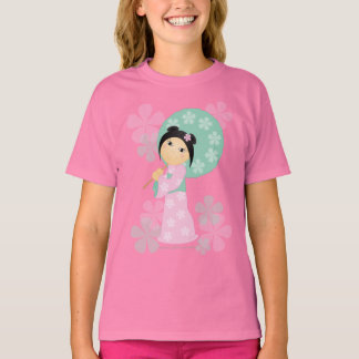 T-shirt Little Girl Kimono