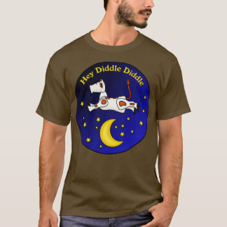 T-shirt Little Hey Diddle Diddle Cow