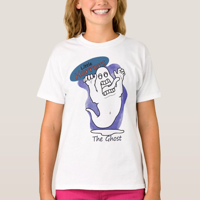 T-shirt Little Horrors Ghost (Devant)