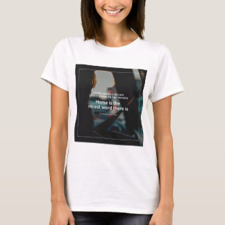 T-shirt Little House on the Prairie cite un extrait de la 
