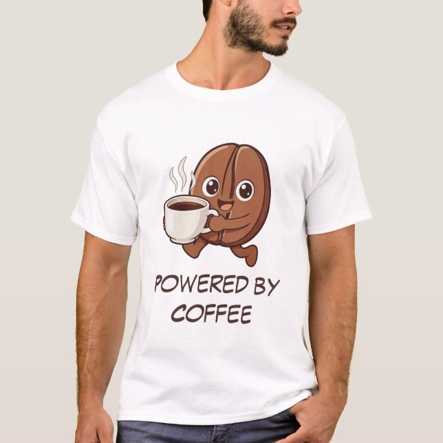T-shirt Little Kaka – Propulsé par le Café (Devant)