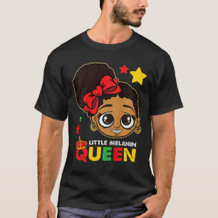 T-shirt Little Melanin Queen Black Histoire Mois Blm Afric