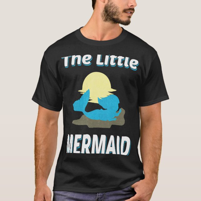 T-shirt Little Mermaid Funny (Devant)