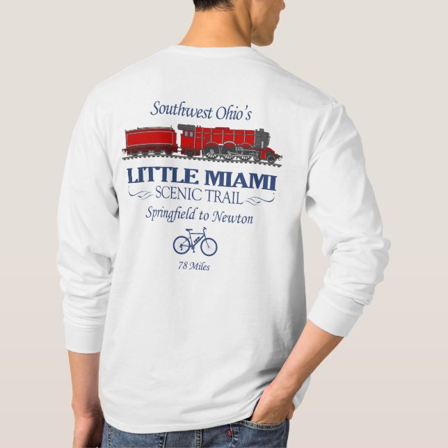 T-shirt Little Miami Pittoresque Trail (RT2) (Dos)