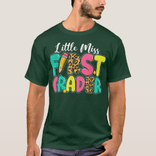 T-shirt Little Miss 1ère Année Équipe Première Journée De 