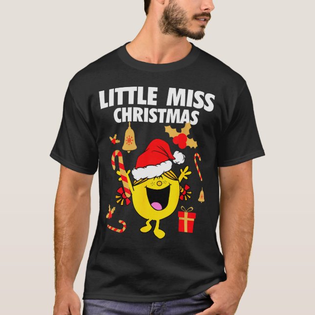 T-shirt Little Miss Christmas  (Devant)