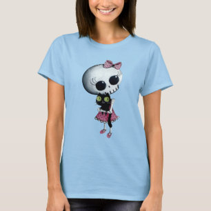T-shirt Little Miss Death - Halloween Beauty