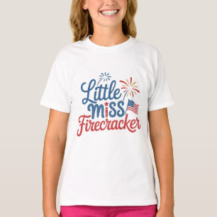 T-shirt Little Miss Firecracker
