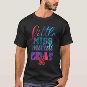 T-shirt Little miss mardi gras