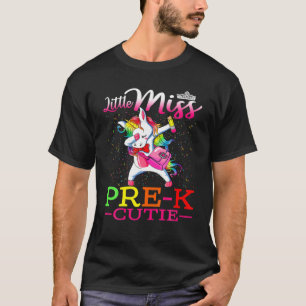 T-shirt Little Miss Pre K Cutie Premier Jour De L'École U