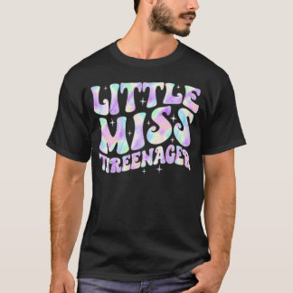 T-shirt Little Miss Trois-Enager 3E Anniversaire Fille Boh