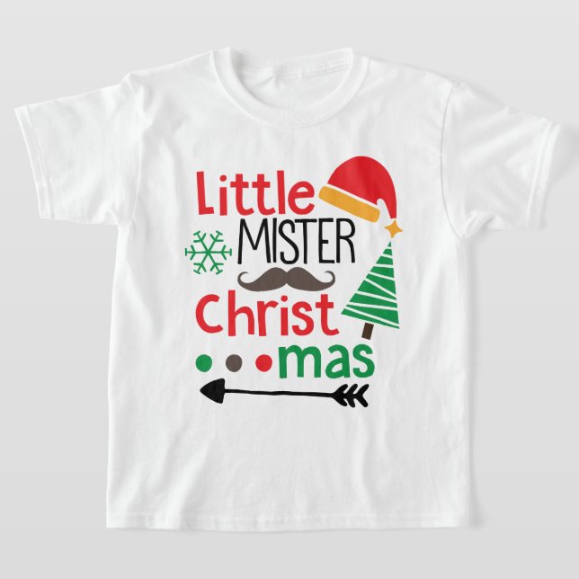 T-shirt Little Mister Christmas (Poser)