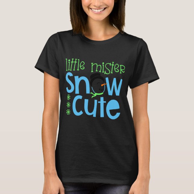 T-shirt Little Mister Snow (Devant)