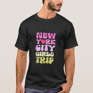T-shirt Little NEW YORK CITY GIRLS TRIP Sisters Diva Crew