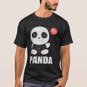 T-shirt Little Panda Ne Dis Jamais Non À Panda