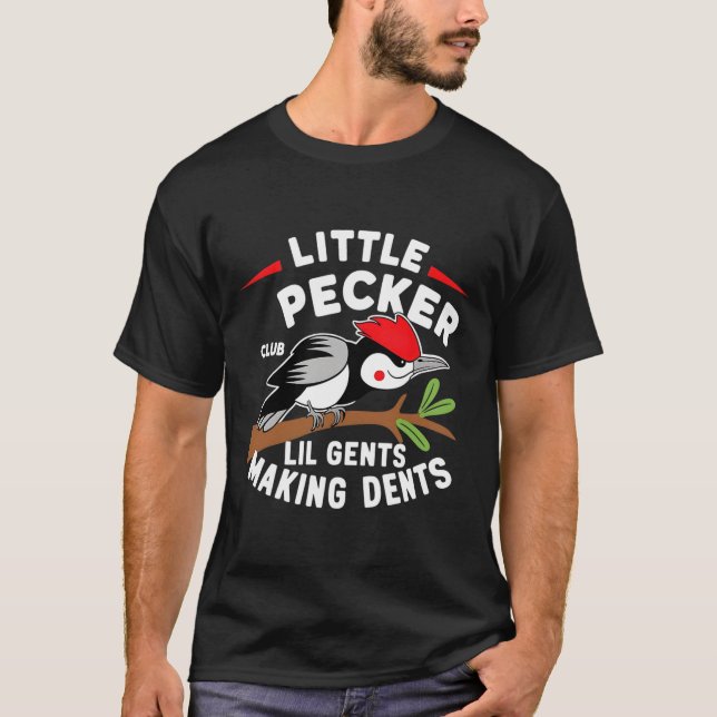 T-shirt Little Pecker Club Lil Gents Fabriquant Des Dents  (Devant)