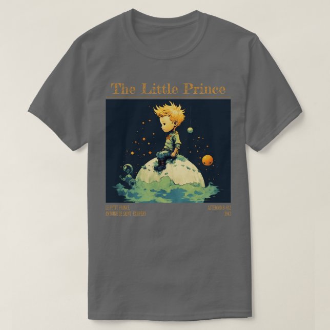 T-shirt Little Prince Le Petit Prince livres pour enfants  (Design devant)