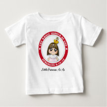 T-shirt Little Princess Ai Ai Baby Fine Jersey