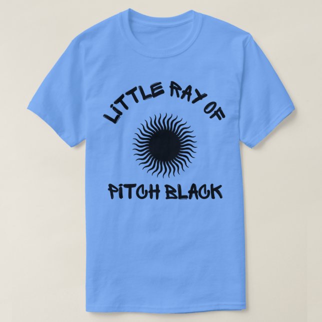T-shirt Little Ray of Pitch Black (Design devant)