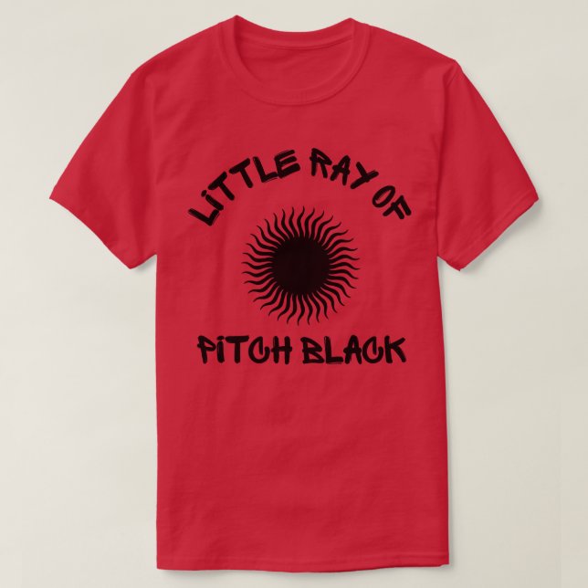 T-shirt Little Ray of Pitch Black (Design devant)
