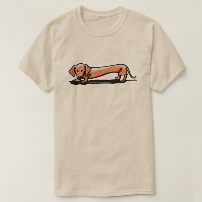 T-Shirt Little Red Doxie (Design devant)