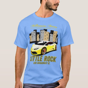 T-SHIRT LITTLE ROCK AR MILLIONAIRE MOTORS LOCATION DE LUXE