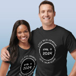 T-shirt Little Rock Arkansas Total Solar Eclipse 2024<br><div class="desc">Fêtez l'Éclipse solaire totale le 8 avril 2024 à Little Rock,  Arkansas. Modifiez le texte pour customiser.</div>