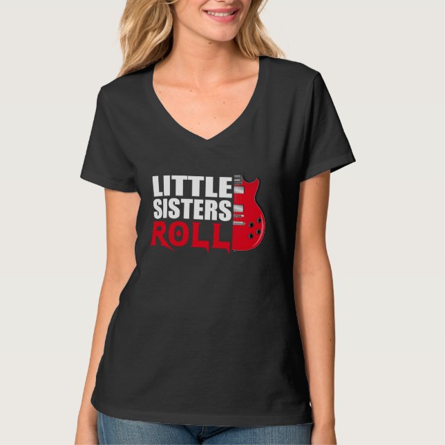 T-shirt Little Sisters Roll   Matching Younger Sister (Devant)