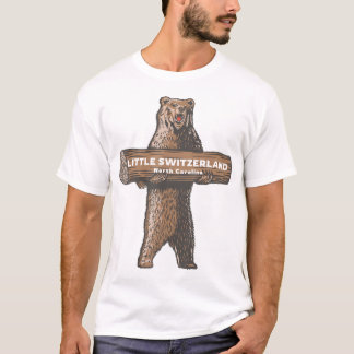 T-shirt Little Switzerland North Carolina Nc Bear Vacances